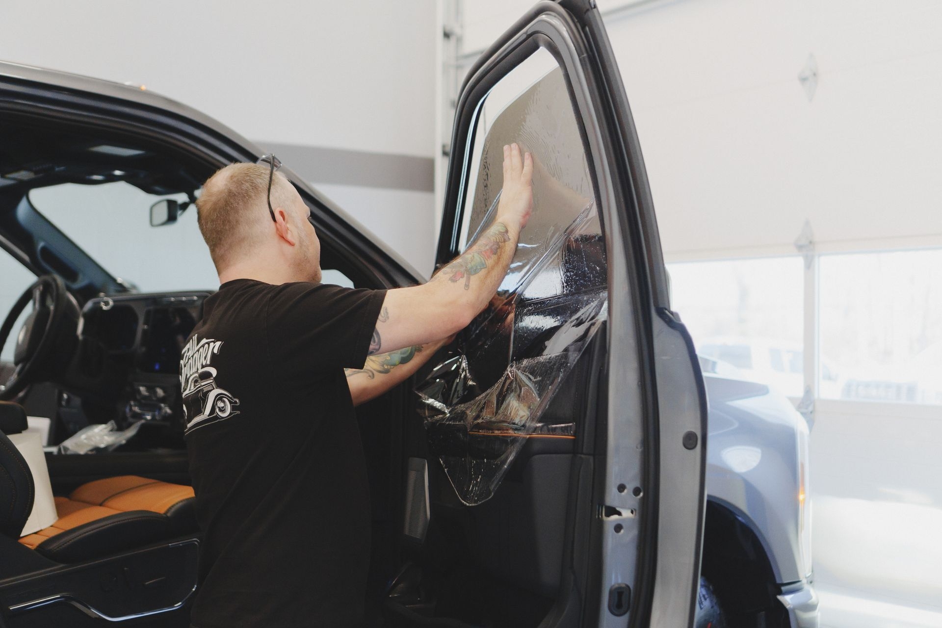 Tint install f150